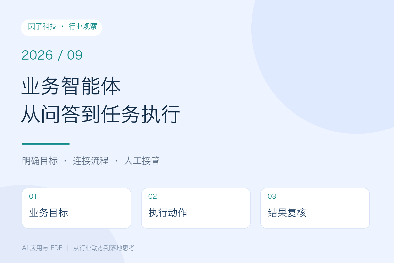 9月 AI 观察：业务智能体从回答问题走向完成任务